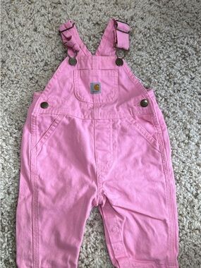 Carhartt Pink Girls' Cotton Overalls
